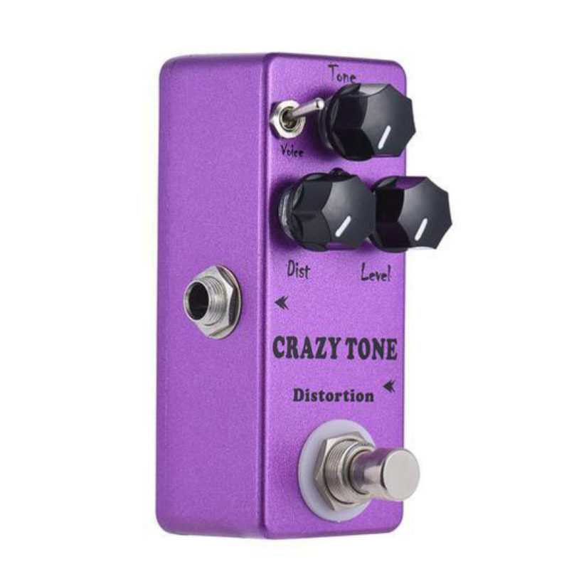 MOSKYAUDIO CRAZY TONE 电吉他失真效果器 迷你单块 狂野两档失真