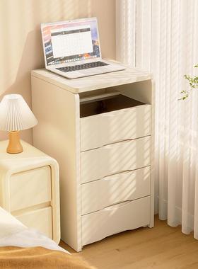 小型翻盖16728妆现代简约台纳柜一体化妆台斗柜奶油风床头梳化妆