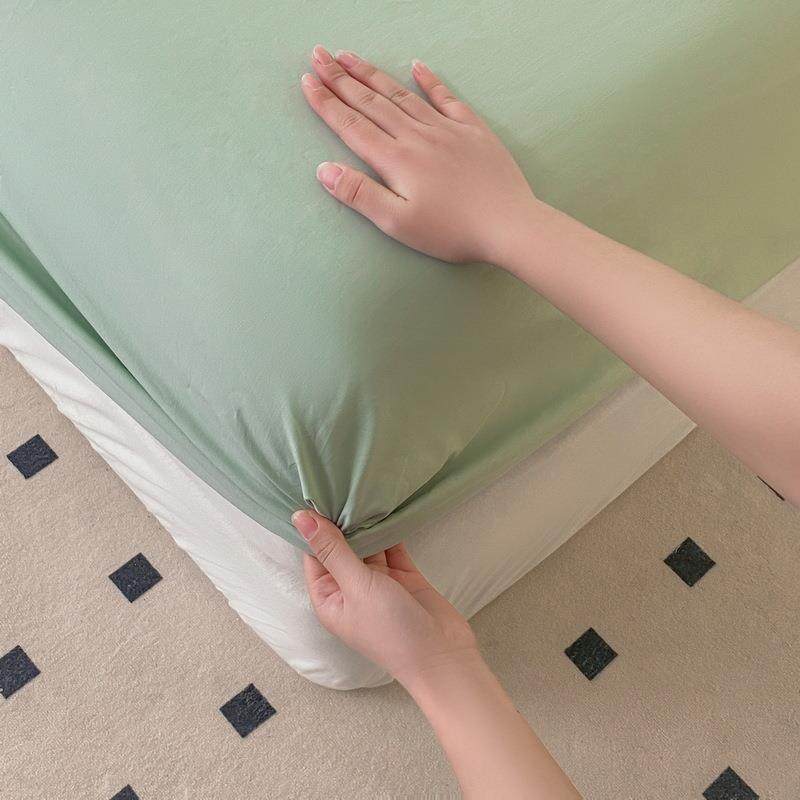 a类40纯罩棉床笠20支25席春季纯MSD色全棉床垫水洗棉梦思保护套