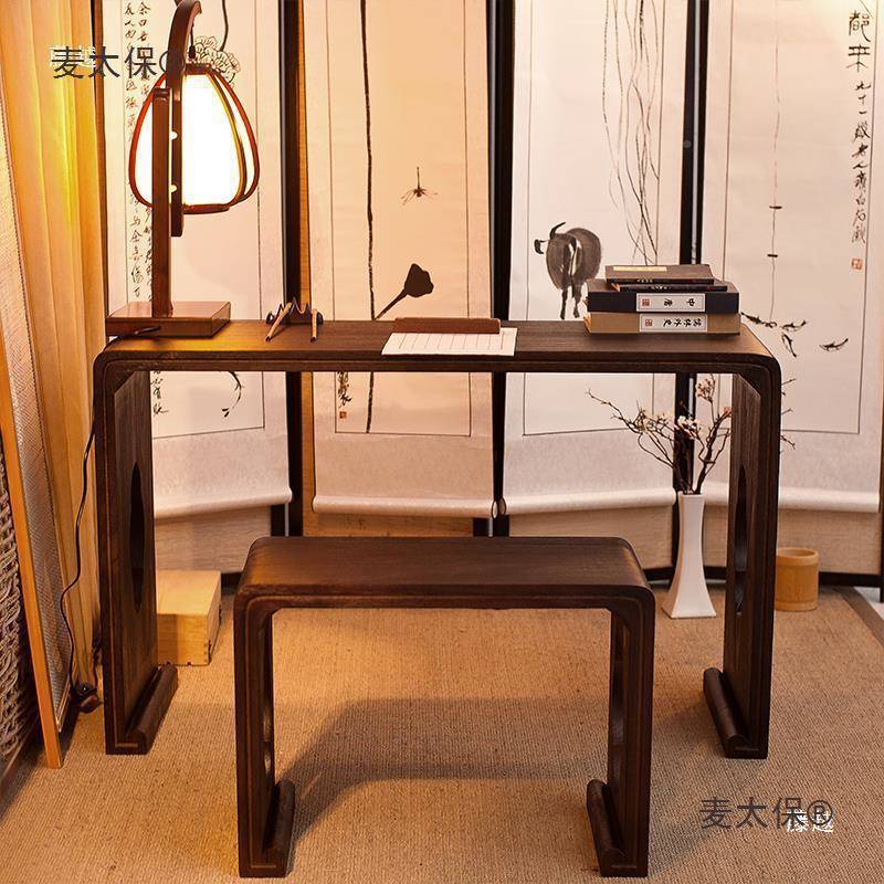 实木琴桌共鸣古琴桌古国学法中式桌书桌椅书画桌古筝sfsdg桌茶凳