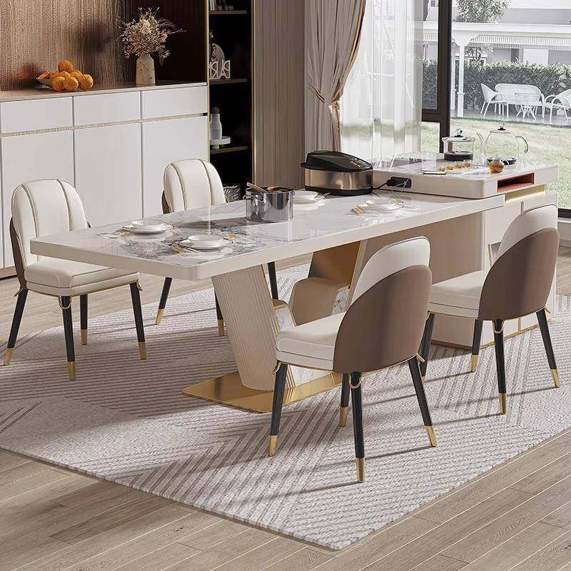 轻奢岛台餐桌一可USK体移家用现代约泡茶桌简奶油风长方动形岩板,住宅家具,岛台,淘宝优惠券,粉丝福利购,淘宝优惠卷