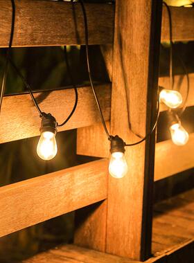 S4灯串露灯串FFRS14跑1马灯串庭院营装防饰灯S14户外水串灯