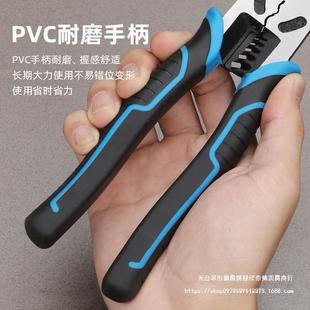 多功能钳子钢丝钳8寸老虎钳电工钳级子尖万用工RXR业嘴虎口钳剥线
