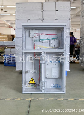南方电网新款塑料电表箱 防雨檐透明表箱 21款三相A1-D动力表箱