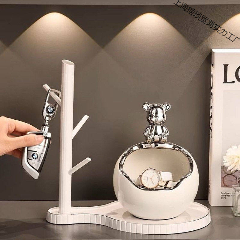 暴力入户玄关摆件钥匙收纳进门门口鞋柜客厅装饰品乔迁新居礼品,家居饰品,流水摆件,淘宝优惠券,粉丝福利购,淘宝优惠卷