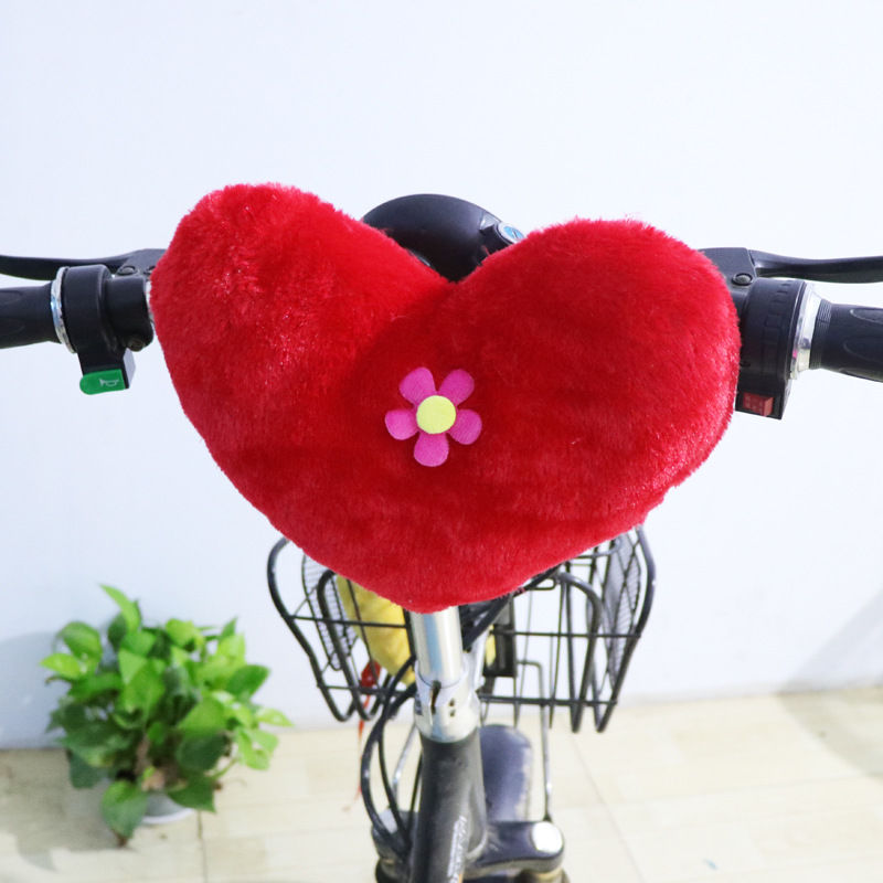 电动车车把防撞垫儿童座椅前置防撞垫防磕头电车毛绒保护垫