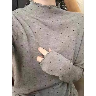 PPHOME自制~梦回古早 高领设计麻花针织衫收口不对称翻领斗篷毛衣