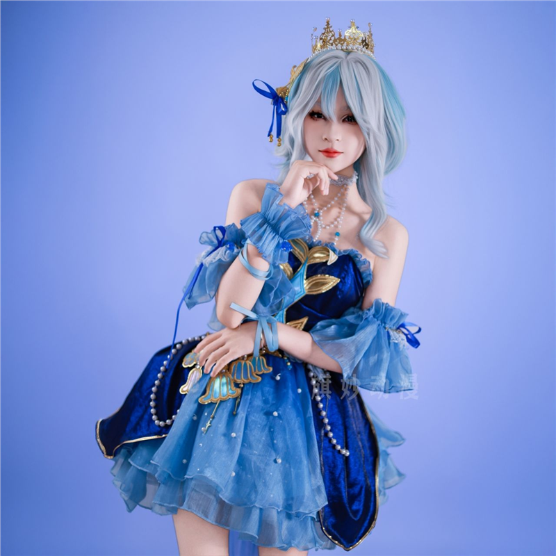 现货大全套原神cos服水神芙宁娜cos芙卡洛斯铃兰舞裙cos