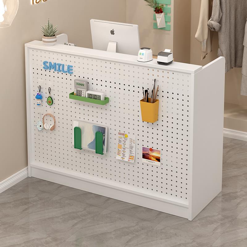 收银台网红服装店小型柜台前台桌超市便利店美容院简易小吧台网咖