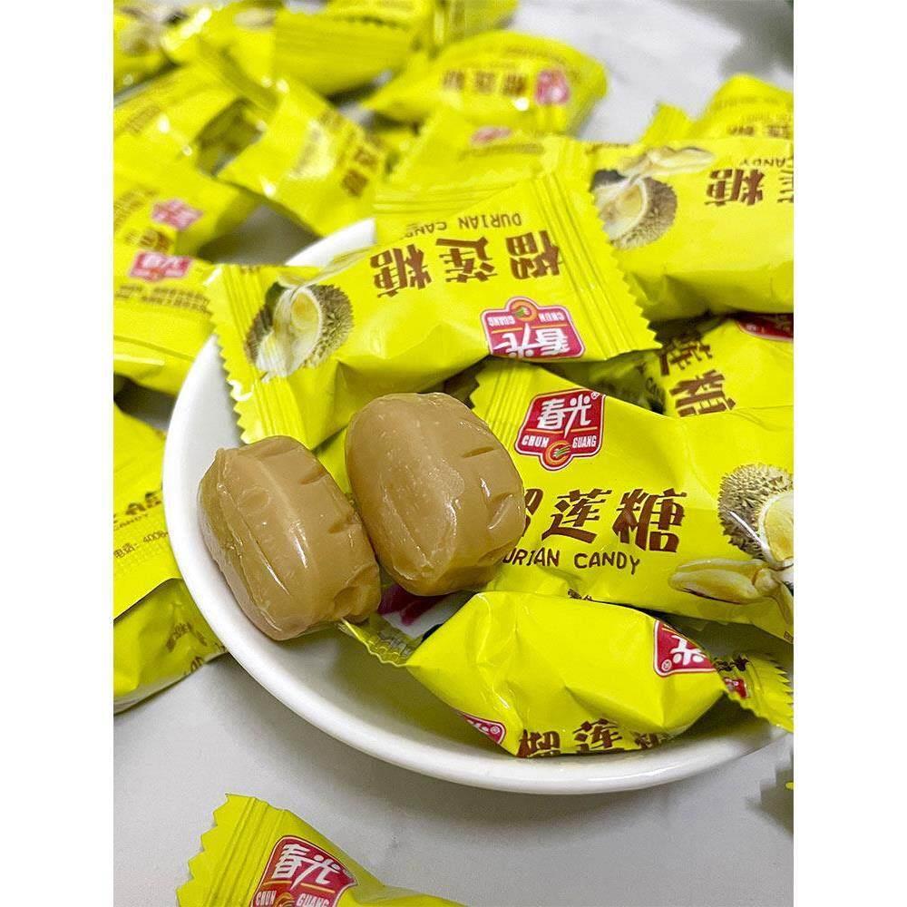春光榴莲糖散装硬糖500g海南特产结婚喜糖奶糖水果糖果椰子糖零食