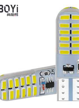 直销/LED大功率示宽灯牌照灯/高亮3014 24SMD硅胶灯常亮+爆闪