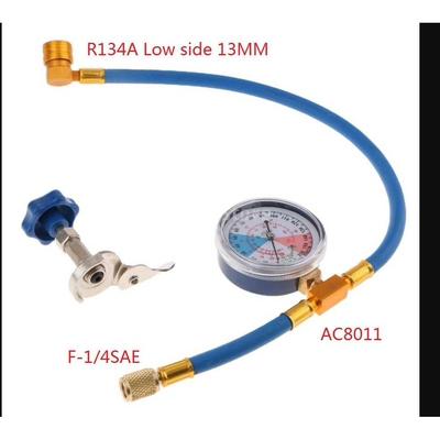R134AR12R22 汽车空调加氟管检测补充管汽车低压接口加氟管多用开