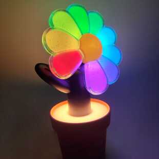 权志龙演唱会应援棒 GD棒 小雏菊发光棒 发光花盆 周边同款荧光棒