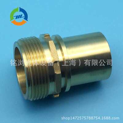 EN14420-5外螺纹油管接头 DIN2817安全管夹黄铜接头 比塔接头/铜