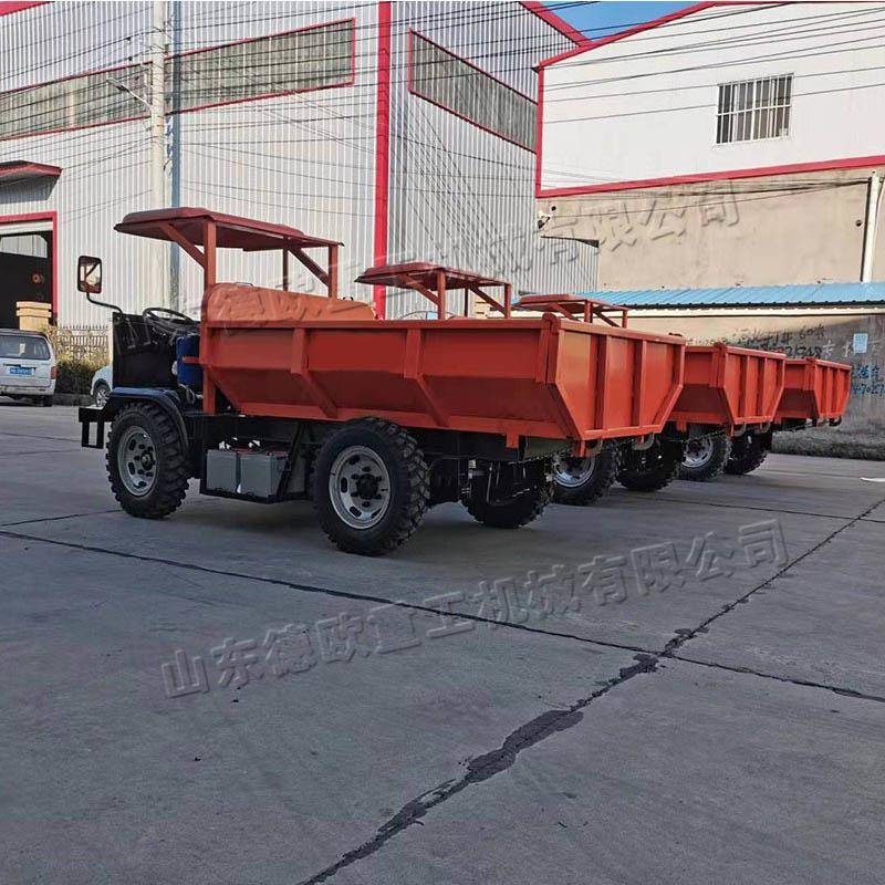 车大载重动自卸四轮 家用电动四农轮运输车 用矿用电电动翻斗车