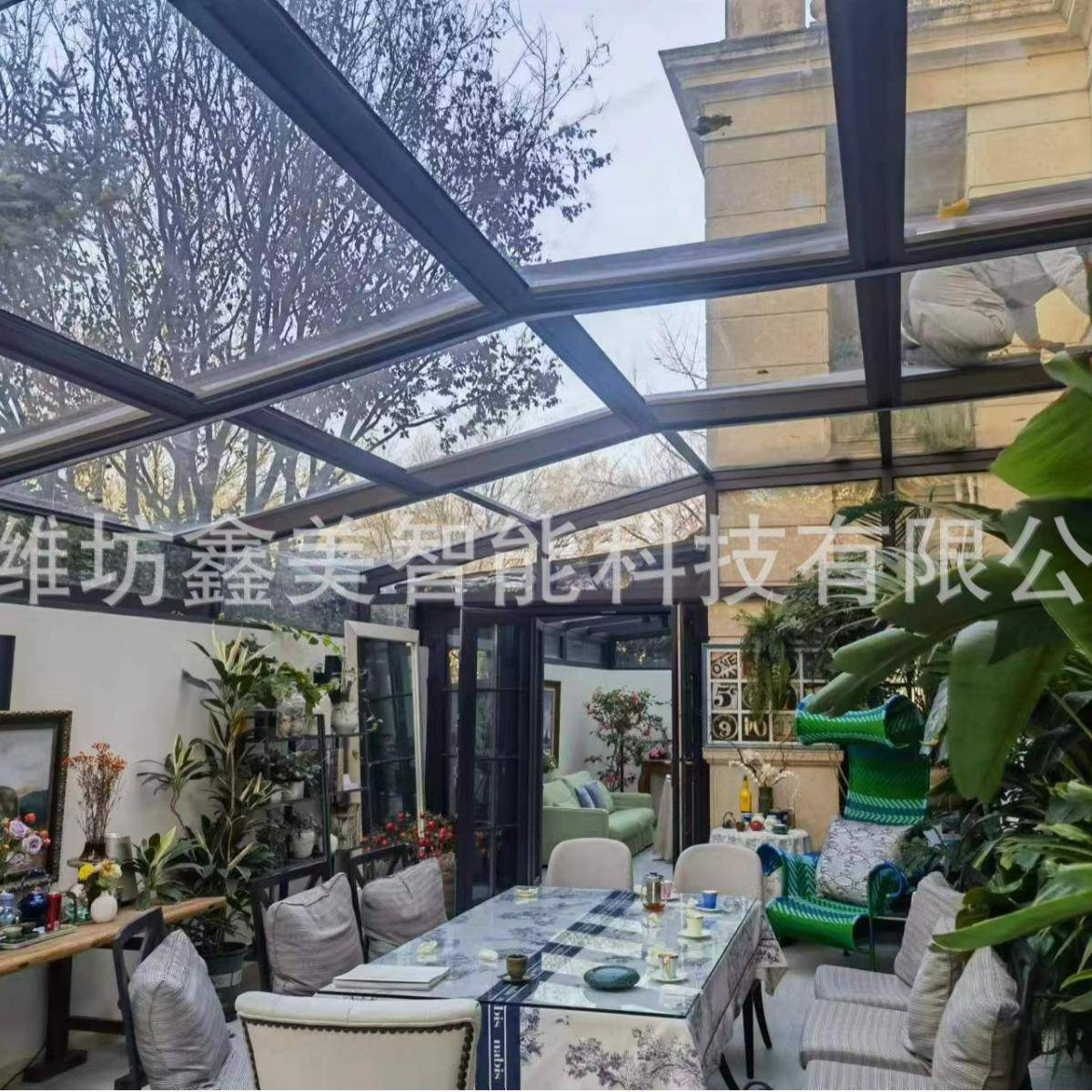 UNM别一楼院智能可伸缩移动阳房电动控制加厚型材厂家光全国子安