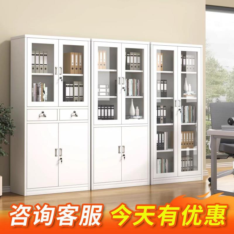 钢柜办公铁皮文件资料档见详情案柜凭证柜书带锁储物柜柜矮柜制更