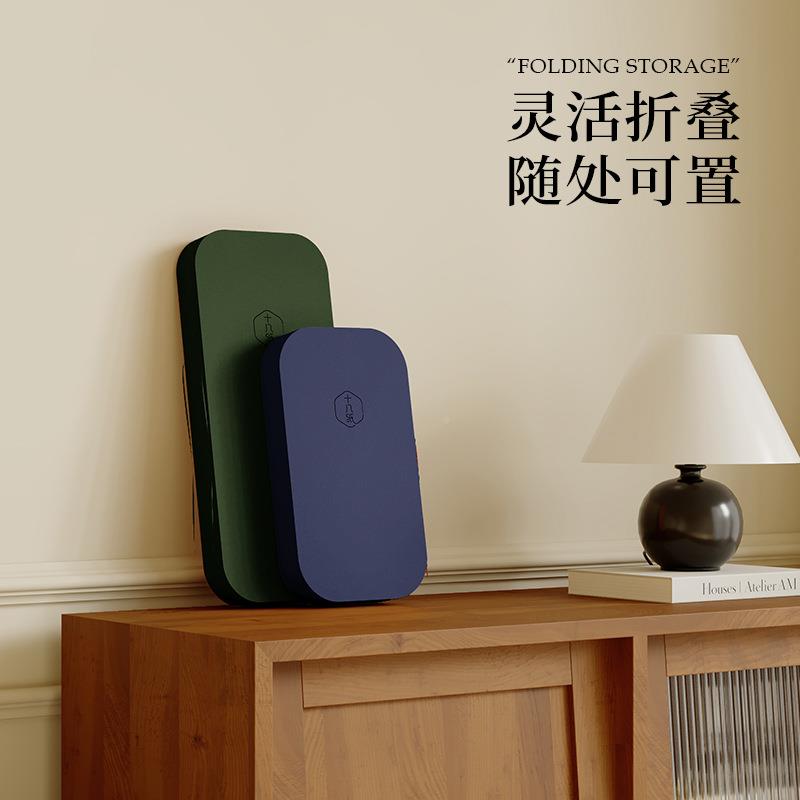 十八纸NQW创意坐雾霾灰小叠圆凳家子休闲个性茶几用隐形设折计车