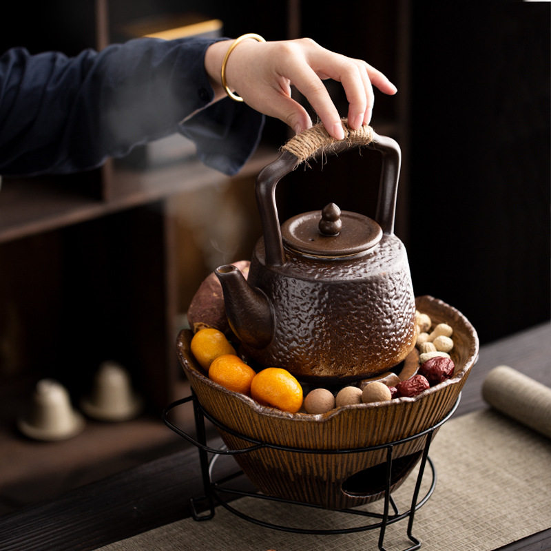新中式陶瓷炭火煮茶烤茶炉