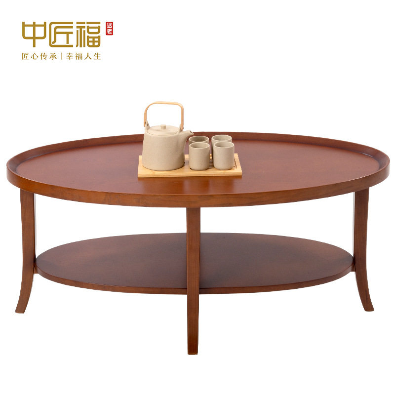 中匠福适老茶几防磕伤挡水边