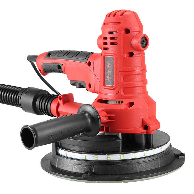 短柄腻子多功能超轻砂纸机无尘墙壁磨墙机手持电动U自吸墙面打磨