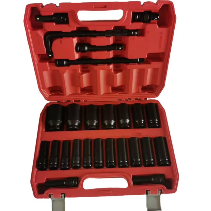 1/2寸23件气动套筒全套套装小风炮长短套筒组23PCSW风批气动套筒