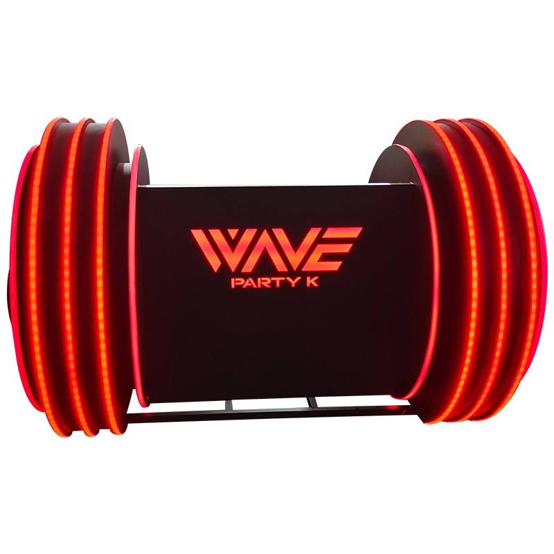 发光打碟机酒吧KTV派对房包间1.2米PartyK深渊DJ台W包厢打碟台吧