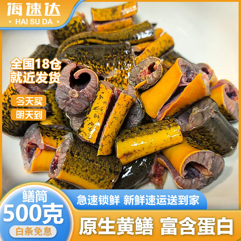 海速达新鲜土黄鳝鱼段冷冻去内脏正宗原生态鳝鱼片半成品鳝丝商用
