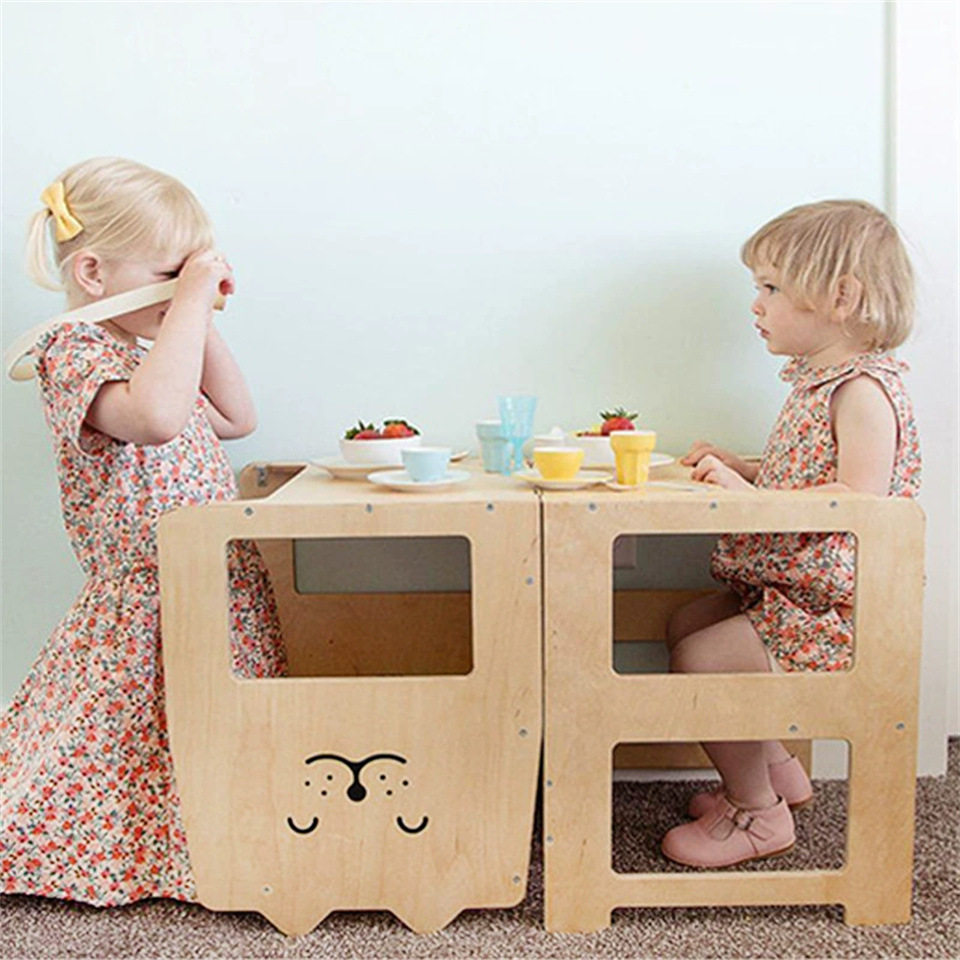爆款木制可调多功能儿童学习椅