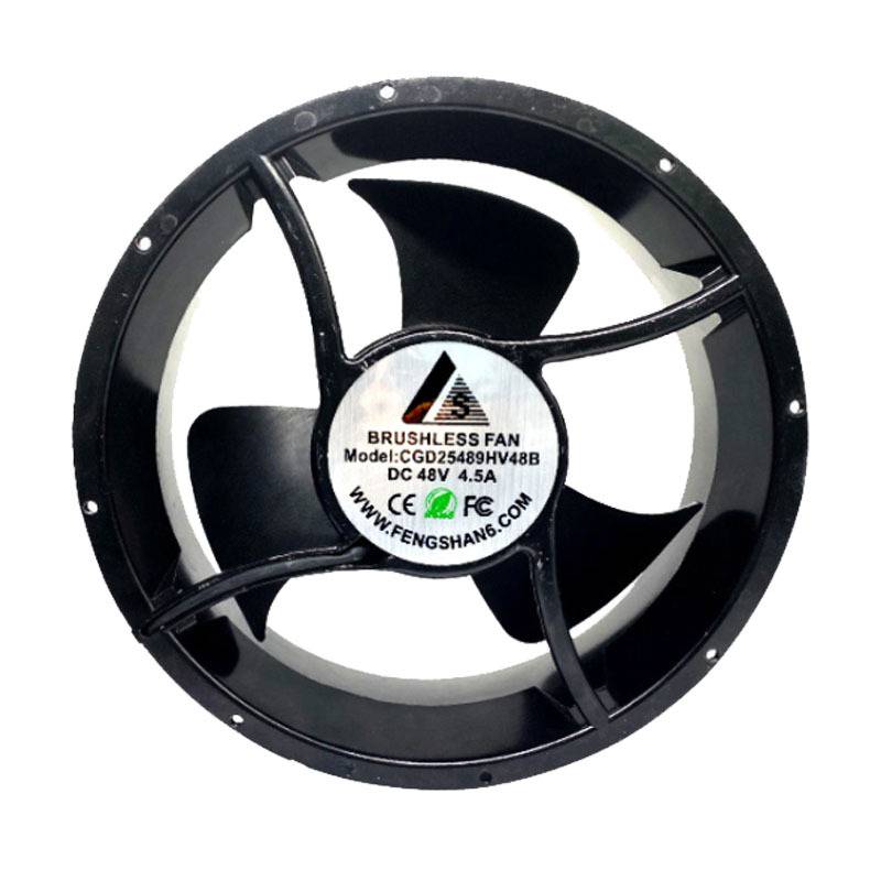厂家直供散热风扇25489直流风扇12v24v48v排气扇机柜工业散热风扇