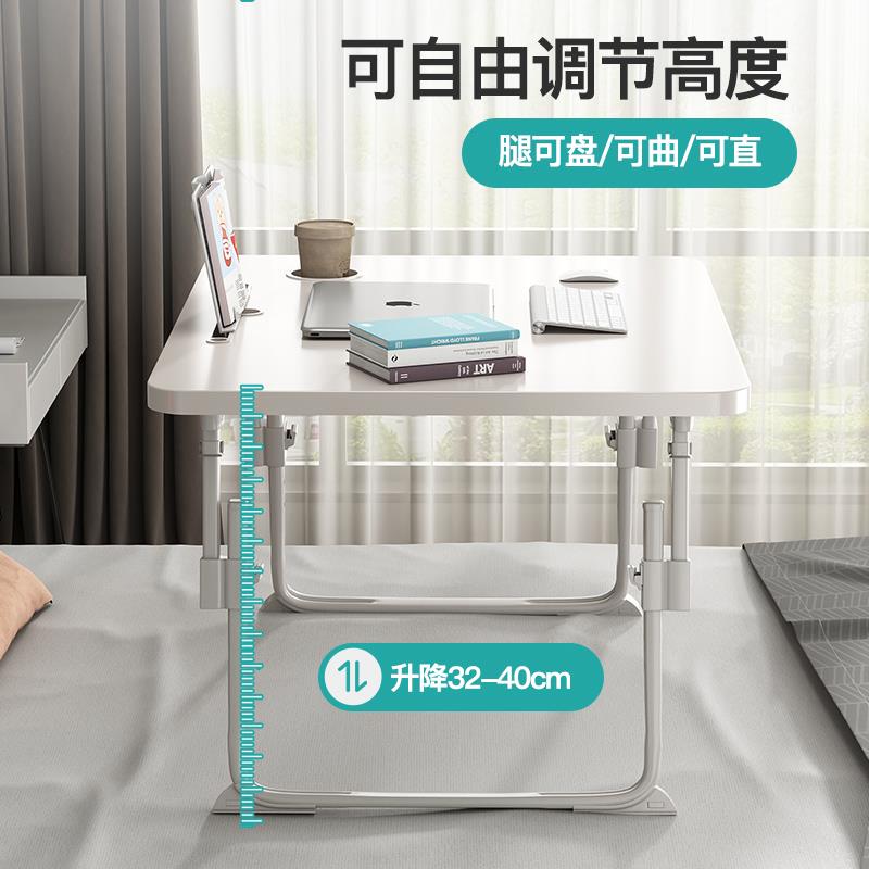 #3YV5可升降床上小桌子折叠桌子宿舍上铺学习桌书桌学生电脑桌懒