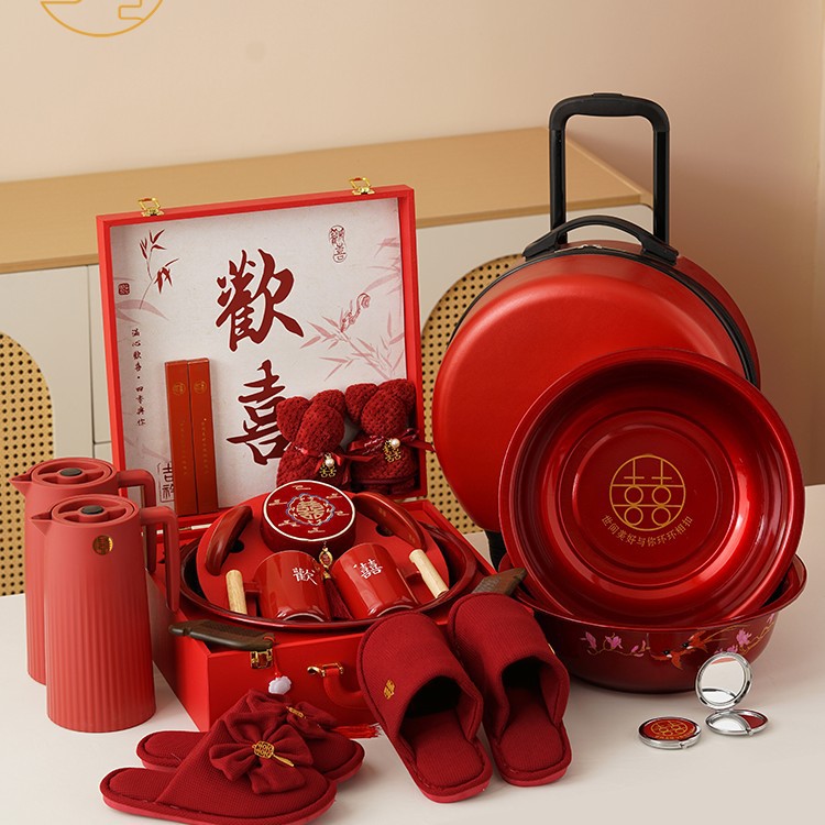 仲夏知己高档婚庆陪嫁洗漱套装
