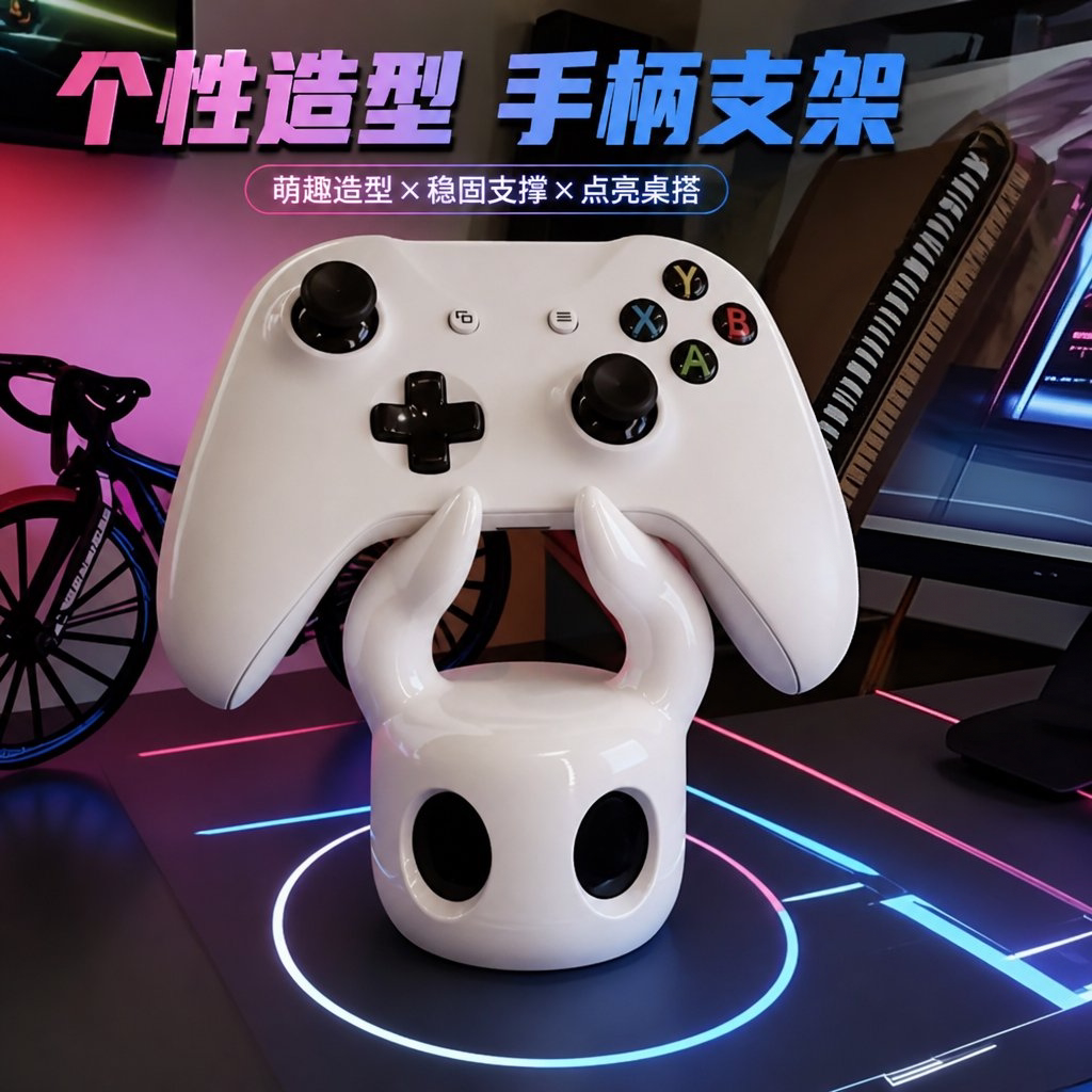 空洞骑士头戴式耳机游戏手柄收纳摆件桌面手办周边动漫摆件男礼物