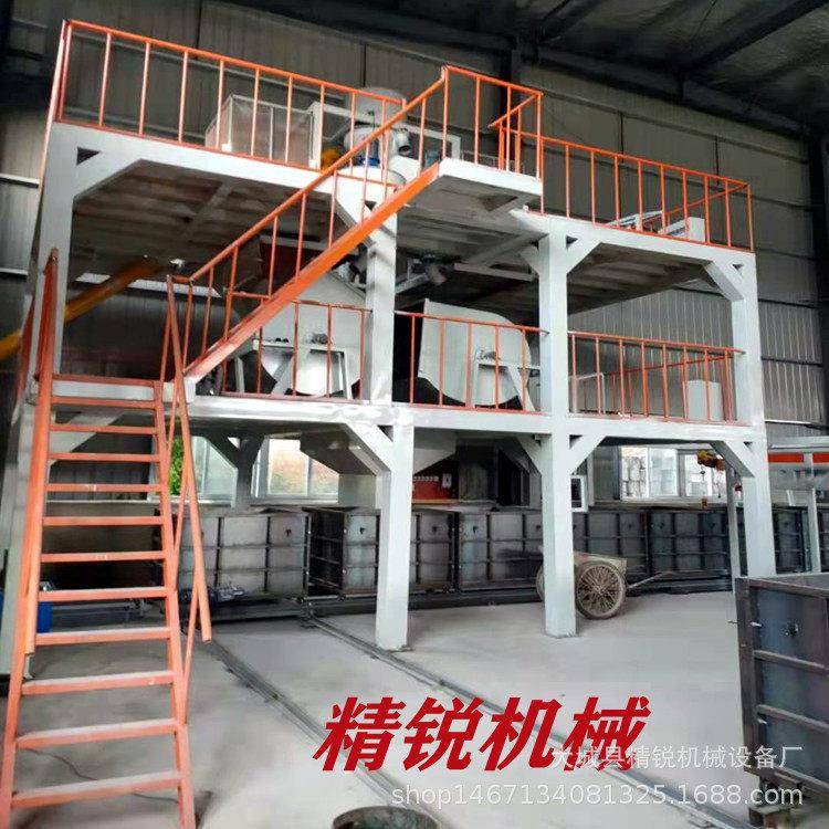 匀质板设备自动化保温砌块生产线外墙建筑保温外模板设备
