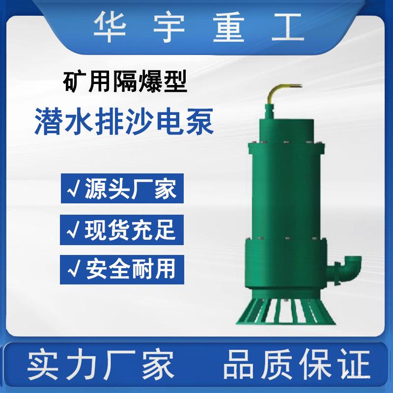 华宇供应矿用隔爆型潜水排沙电泵 BQS系列外装式潜水排沙电泵