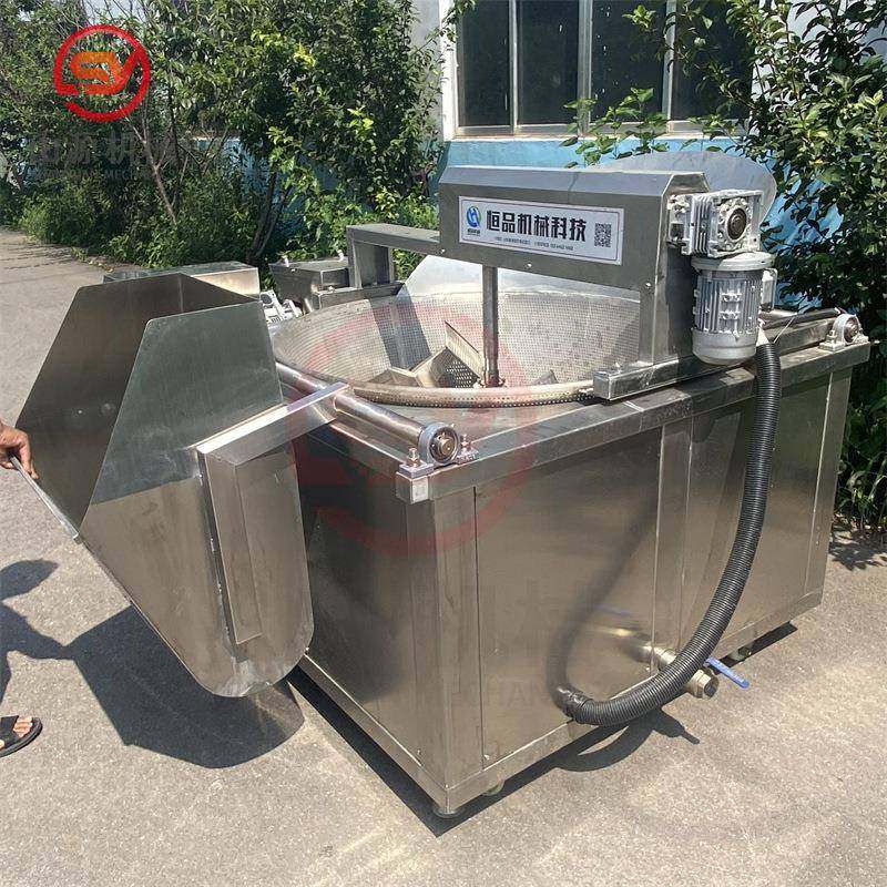 自动化薯片油炸机 1500型江米条油炸机器 电加热炸猫耳朵的设备