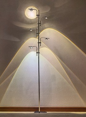 设计师极简LED光影落地灯客厅沙发卧室书房inQs风网红日落氛围台