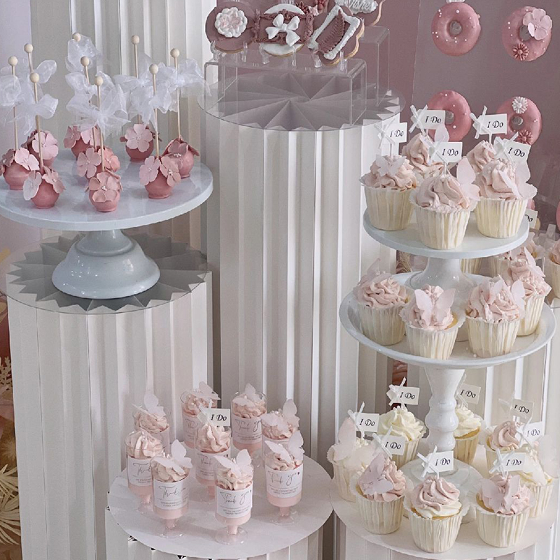 婚庆道具折纸甜品台路引婚礼气球派对H布置生日橱窗装饰圆形摆件