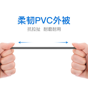 秋叶原超五类网线国标家用高速宽带监控POE网络布线300米箱QS6151