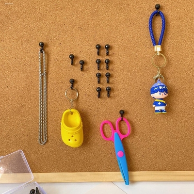 透明图钉挂钩创意按钉饰品钥匙收纳软木板钉毛毡照片墙diy装饰钉