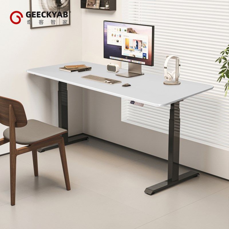 电动升降桌腿捷昌双电机站立式办公书桌自动家用可移动智能电脑桌