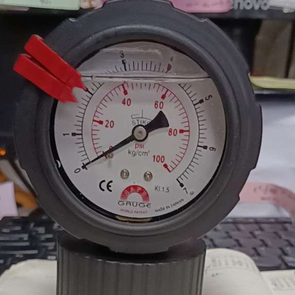 普通加 工径向SAFE压力表轴向螺纹连接 塑胶隔膜pp外壳耐震负压