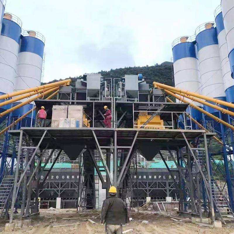 混凝土搅拌站90型全自动搅拌站水泥煤灰砂石电脑控制商砼厂用