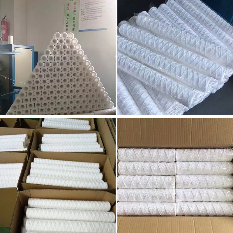 滤芯棉芯电镀过滤机滤心10寸 30寸 20寸丙纶PP耐酸碱线绕滤芯工业