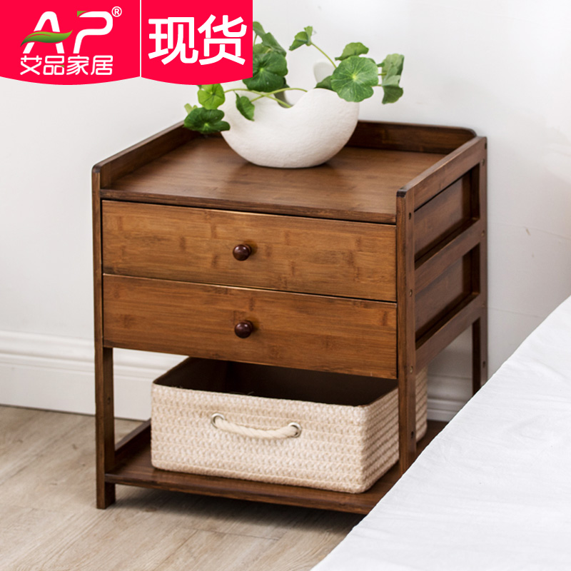 沙发边柜储物柜边角几小茶几茶叶收纳置物架可移动小茶桌床头桌子