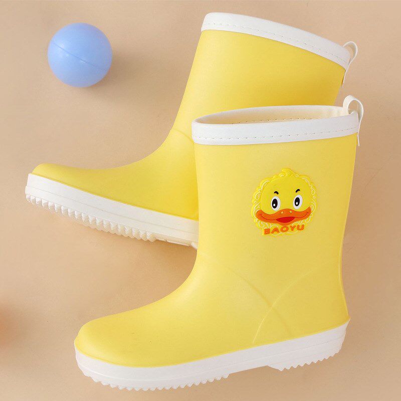 新款中大童儿童雨鞋男女童轻便学生鞋套防滑小孩雨靴胶鞋宝宝水鞋