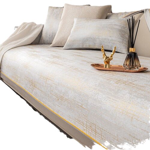 轻奢新款2024夏天夏季凉席冰丝沙发垫子皮座垫坐垫套罩盖布巾防滑