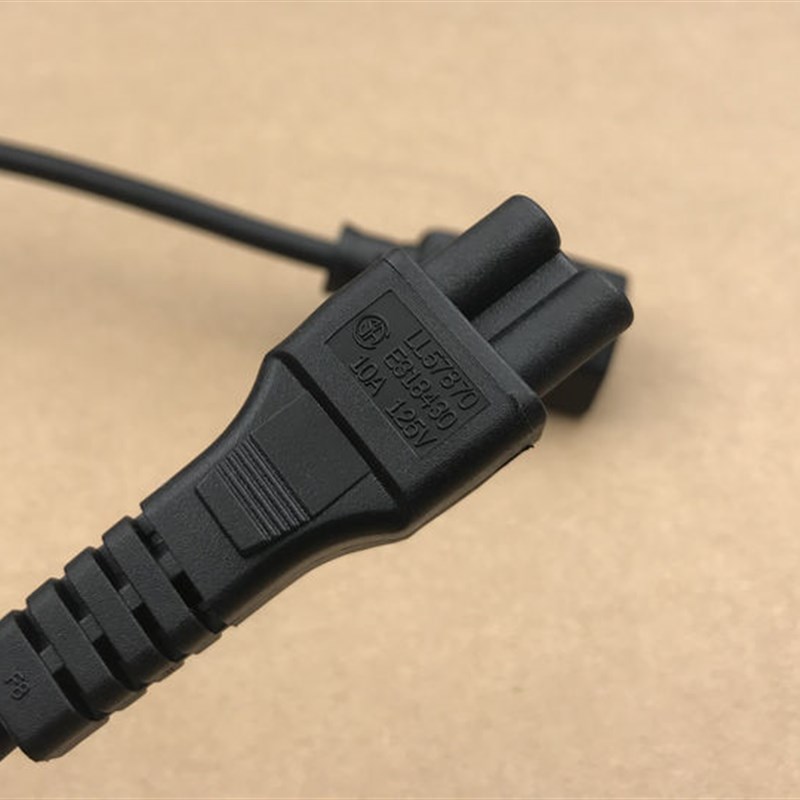 大厂C14转C5+C5一拖二5电源线 品字公转2个梅花一分二梅花电源线