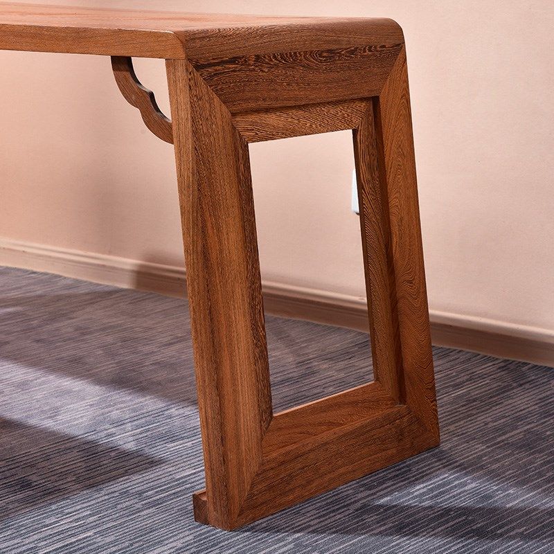 鸡翅木琴桌两件套中式仿古琴台古筝国学书桌实木小画案红木抚琴桌