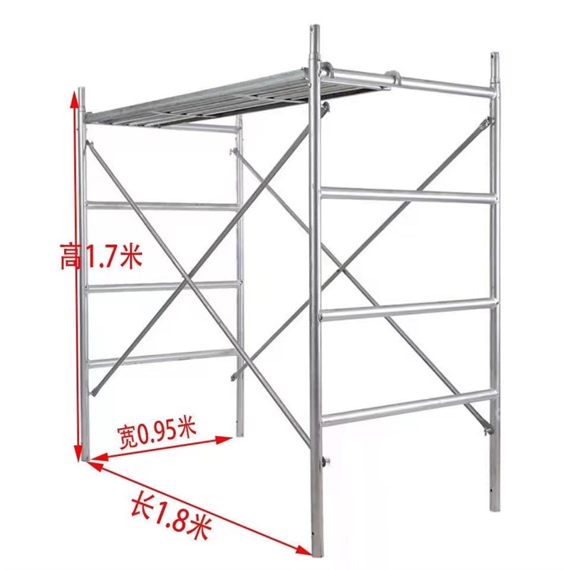 镀锌脚手架四弧型移动脚手架四杠架活动架建筑工程脚手架厂家直销